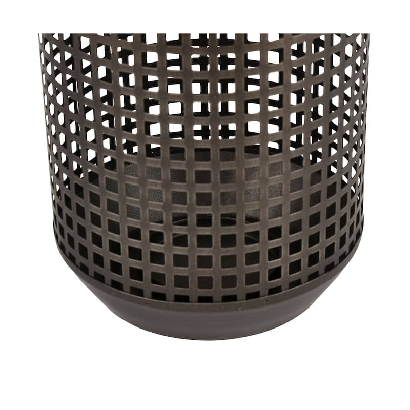 Elk Home Rawmarsh Dark Bronze Metal 6.25 Inch Wide Lantern - N/A