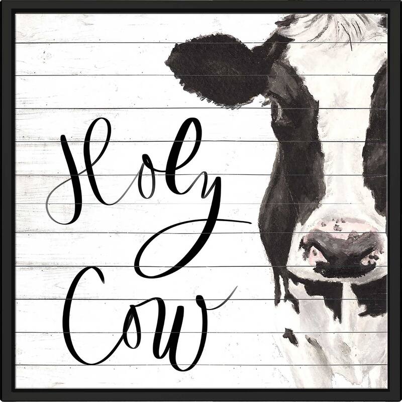 "Holy Cow" Print on Floating Canvas