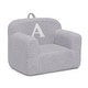 preview thumbnail 2 of 2, Personalized Monogram Cozee Sherpa Chair - Customize with Letter A - Foam Kids Chair for Ages 18 Months and Up