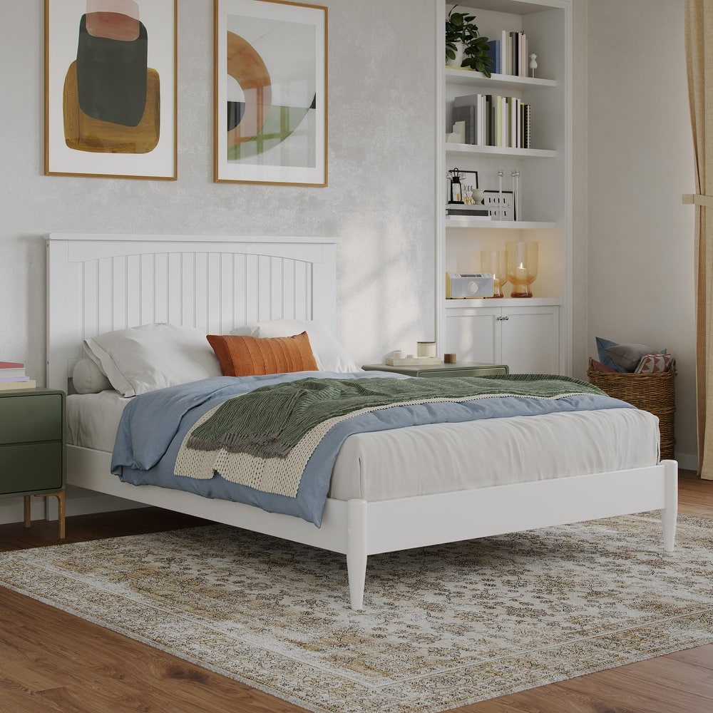 Naples Solid Wood Low Profile Platform Bed