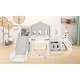 preview thumbnail 15 of 37, Kids Freestanding Slide Climber Play House for Indoor Outdoor Playground Activity - 6”L x 6.2”W x 3.5”H