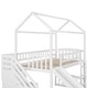 preview thumbnail 9 of 29, Friendly Design Twin Loft House Bed with Two Drawers and Slide, Maximized Space Saving, Health and Comfort