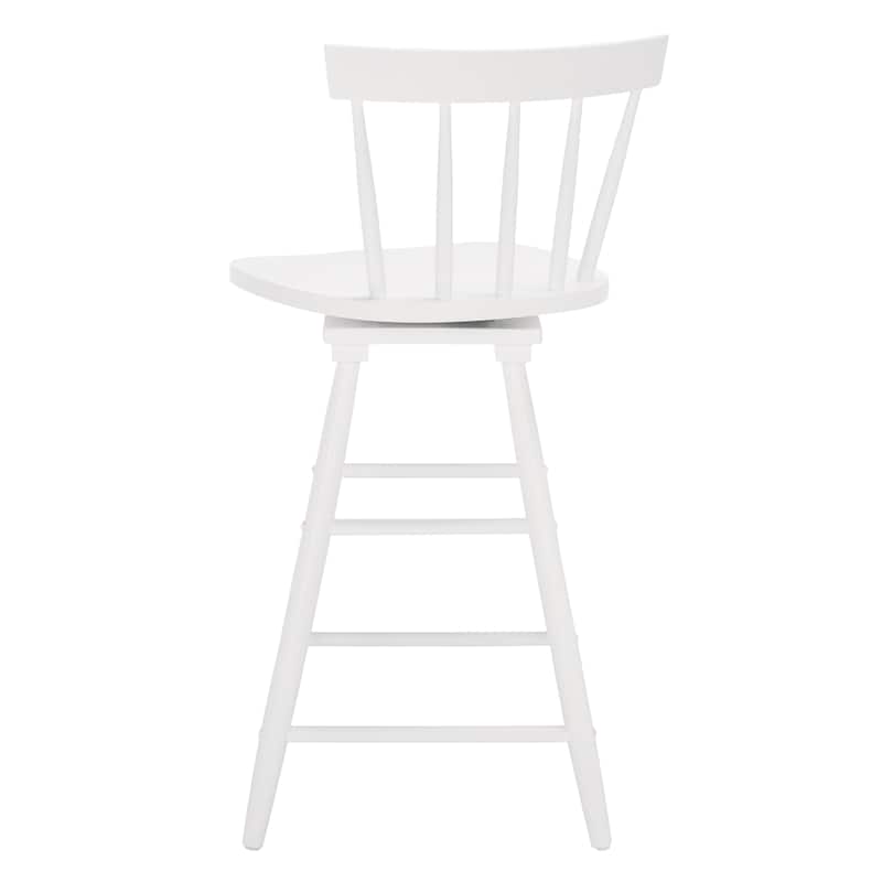 SAFAVIEH Haralda Swivel 25-inch Counter Stool - 17 In. W x 17 In. D x 38 In. H - 17Wx17Dx38H