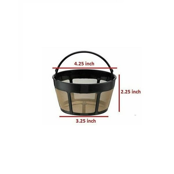 GoldTone Reusable 8-12 Cup Basket Filter Replacement Fits CUISINART Coffee  Machines and Brewers, BPA Free (1 Pack) - Bed Bath & Beyond - 30595690