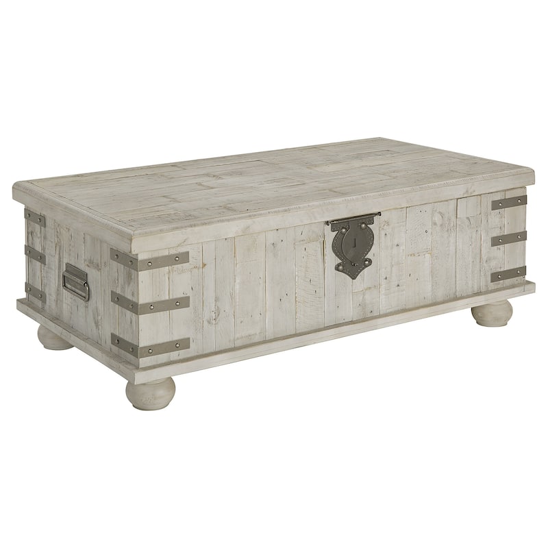 Signature Design by Ashley Carynhurst Solid Pine Lift-top Coffee Table