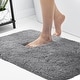 preview thumbnail 1 of 83, Deconovo Super Absorbent & Thick Bath Mat Rugs (1 PC) 17x24 Inch - Grey