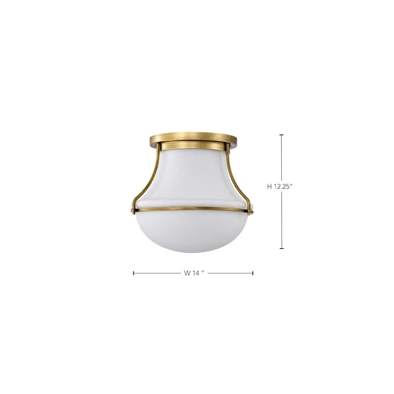 Nuvo Lighting 60/7861 Valdora 14" Wide Flush Mount Bowl Ceiling