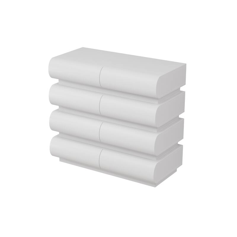 Modern 8 Chest of Drawers with Wide Storage