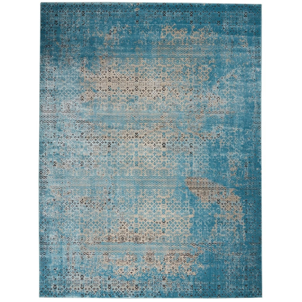 Nourison Karma Over-Dyed Distressed Vintage Abstract Area Rug