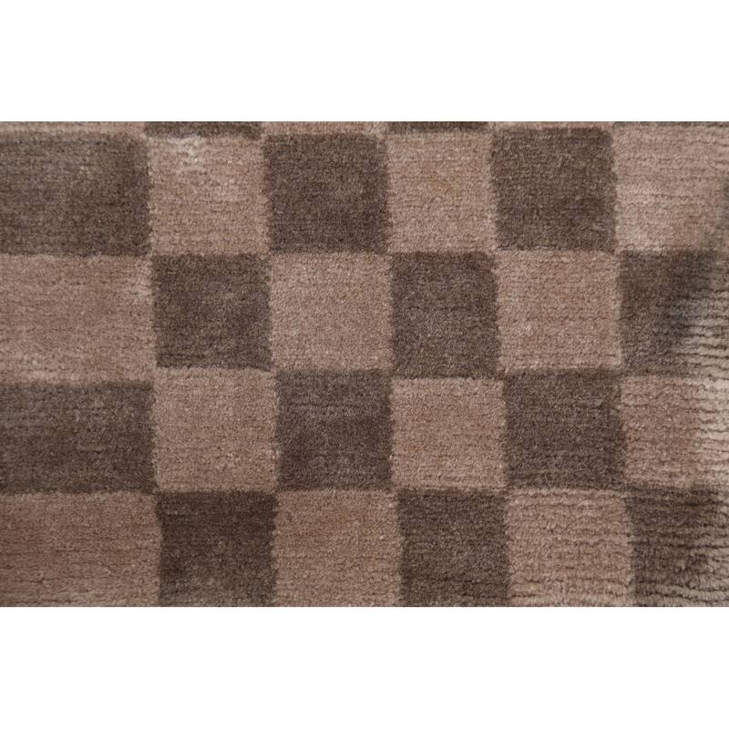 Nepalese Vegetable Dye Oriental Home Decor Area Rug Wool Hand-knotted - 6'2" x 8'9"