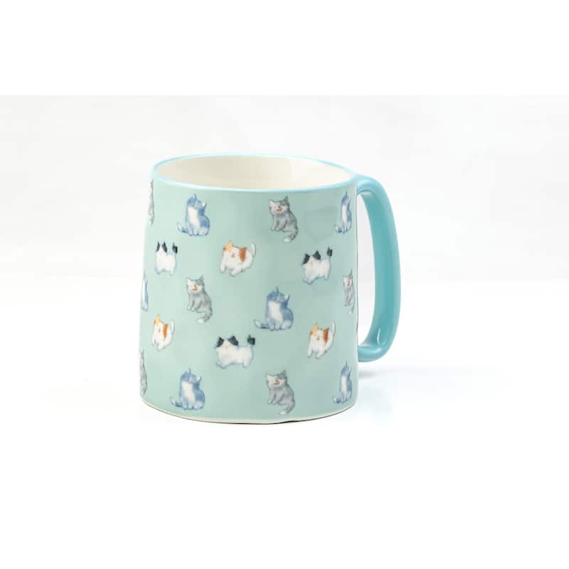 10 Strawberry Street Bella Animal Mugs, Set of 4