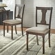 preview thumbnail 5 of 16, Barish 6-piece Burntwood Dining Set with Bench