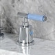 preview thumbnail 13 of 34, Kingston Brass Synchronous Two-Handle 3-Hole Deck Mount Widespread Bathroom Faucet with Brass Pop-Up Drain