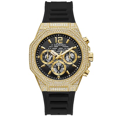 Guess Men's Momentum Black Gold Tone Multi-function Black Dial Watch - GW0518G2 - 6 (36)