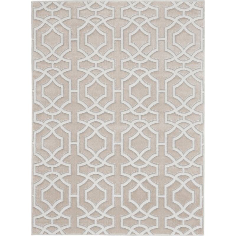 Inspire Me Home Decor Joli Geometric Lattice Area Rug