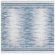 preview thumbnail 8 of 18, SAFAVIEH Alamo Andreea Rustic Rug 6'7" Square - Grey/Blue - Square