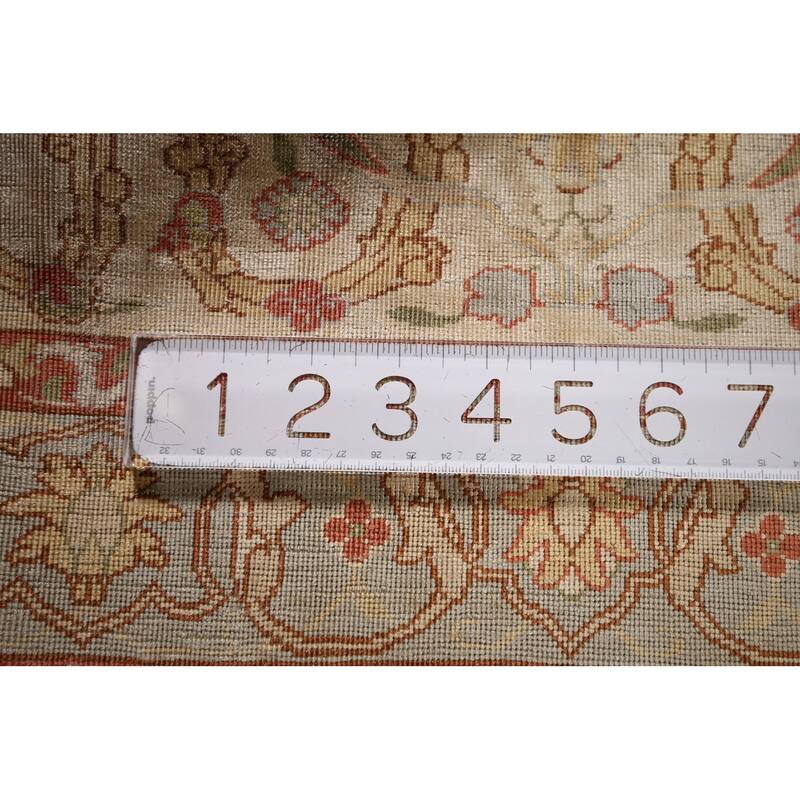 Pre-1900 Antique Hereke Vegetable Dye Turkish Rug Handmade Silk Carpet - 2'3" x 3'11"