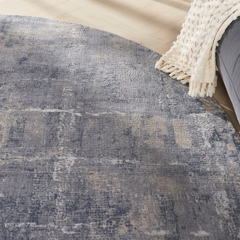 Rustic Textures Vintage Abstract Modern Area Rug