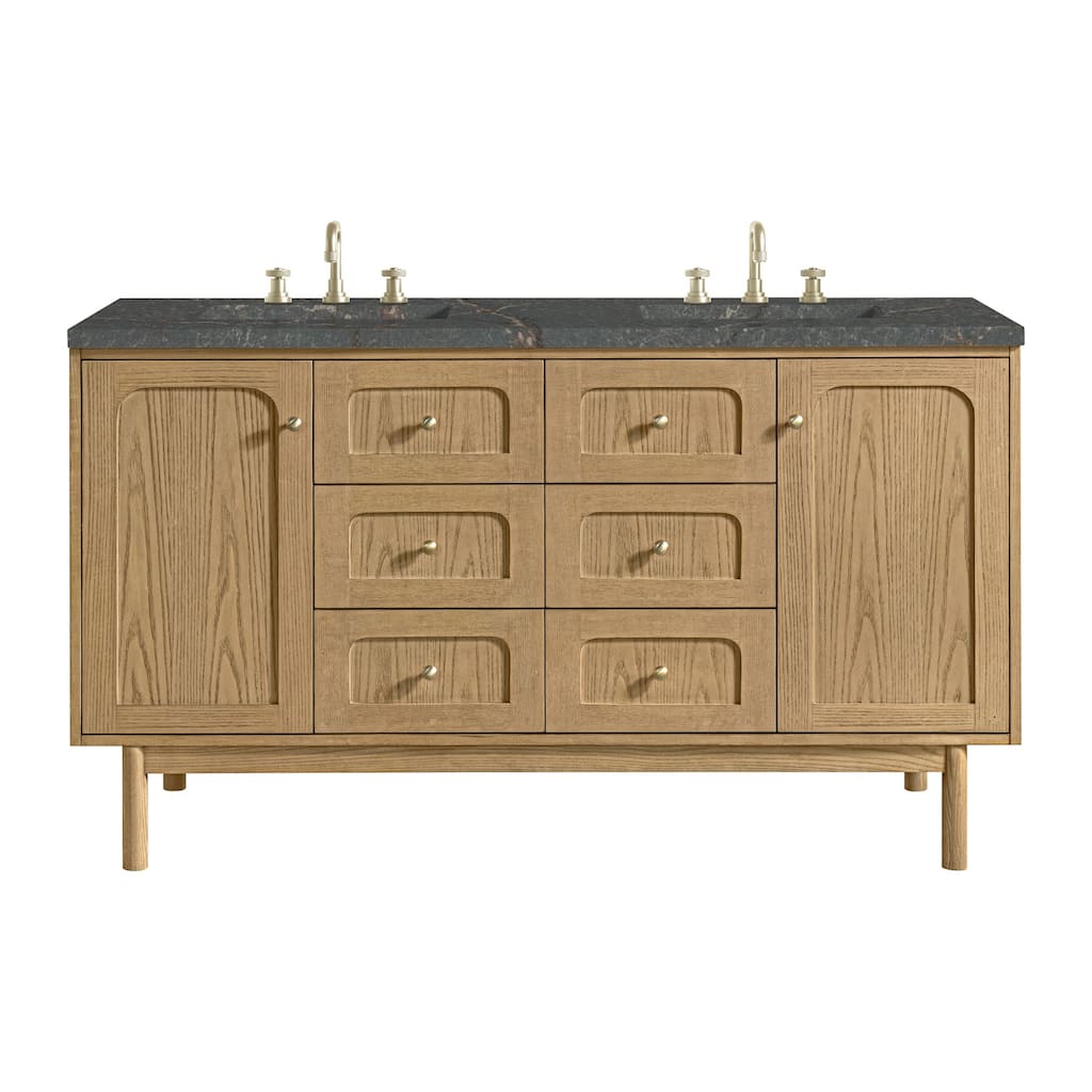 James Martin Vanities 545-V60D-3PBL Laurent 60" Free Standing Double