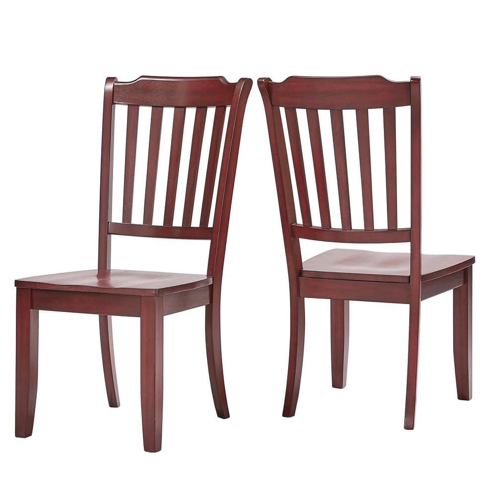 Eleanor Slat-back Wood Dining Chairs (Set of 2) by iNSPIRE Q Classic