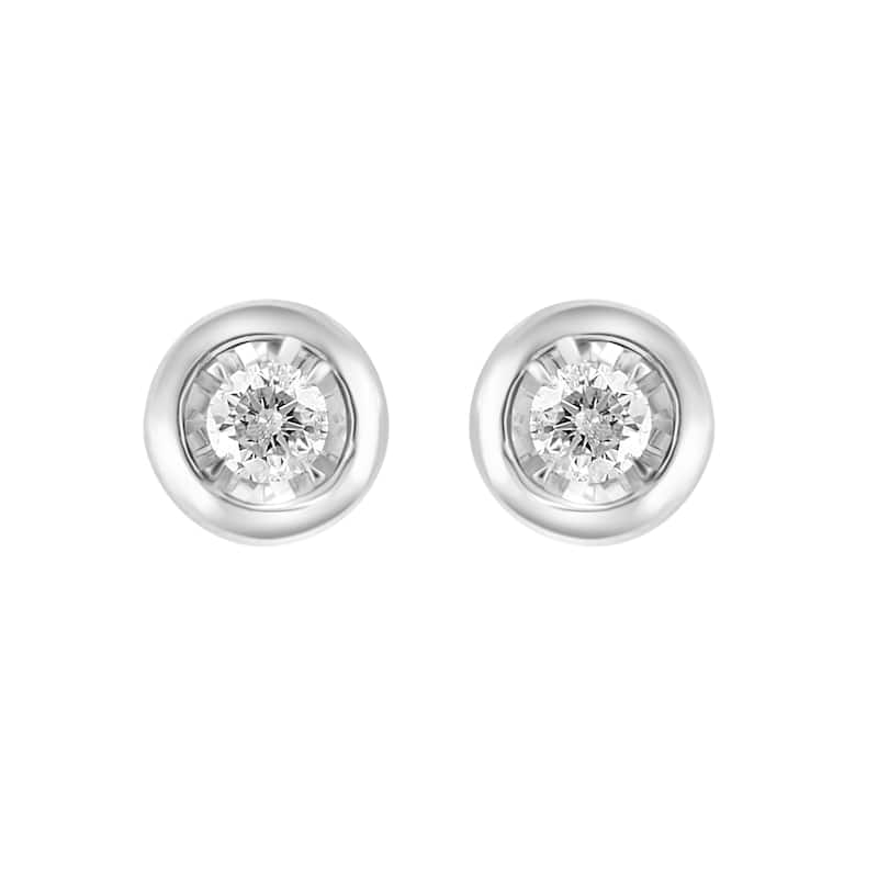 EFFY 14K White Gold Diamond Earrings