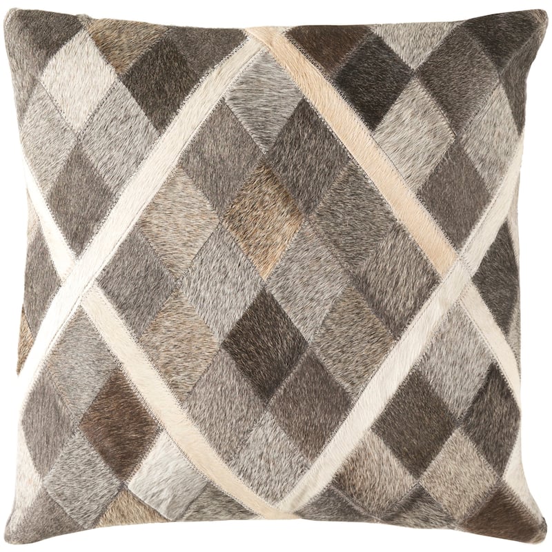 Decorative Rockford Taupe 18-inch Throw Pillow Cover