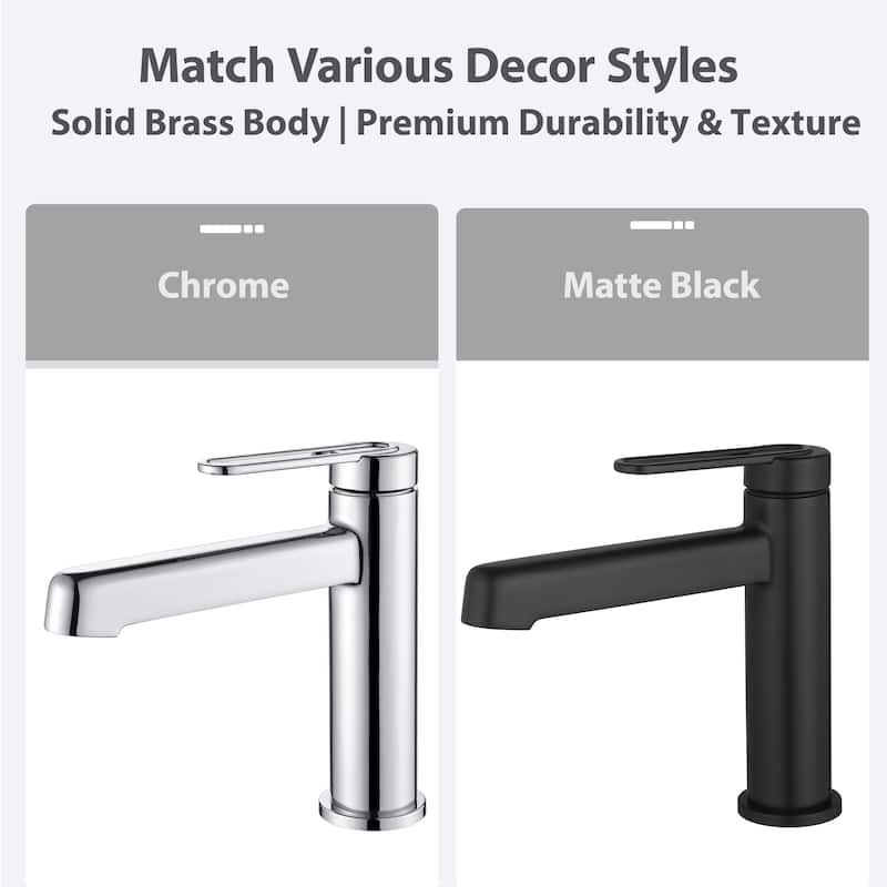Single Hole Bathroom Faucet