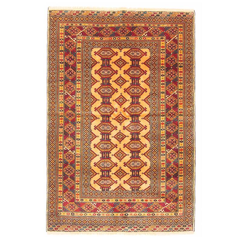 Teimani Brown Rug 2'10" x 4'5" - 2'10 x 4'5 - Light Brown - 2'10 x 4'5