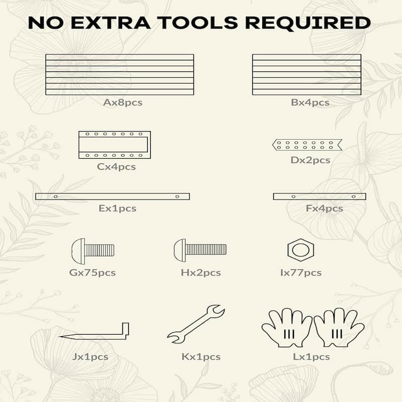 6x2x3FT Raised Garden Bed for Outdoor Gardening - Deep Root Metal Planter Green