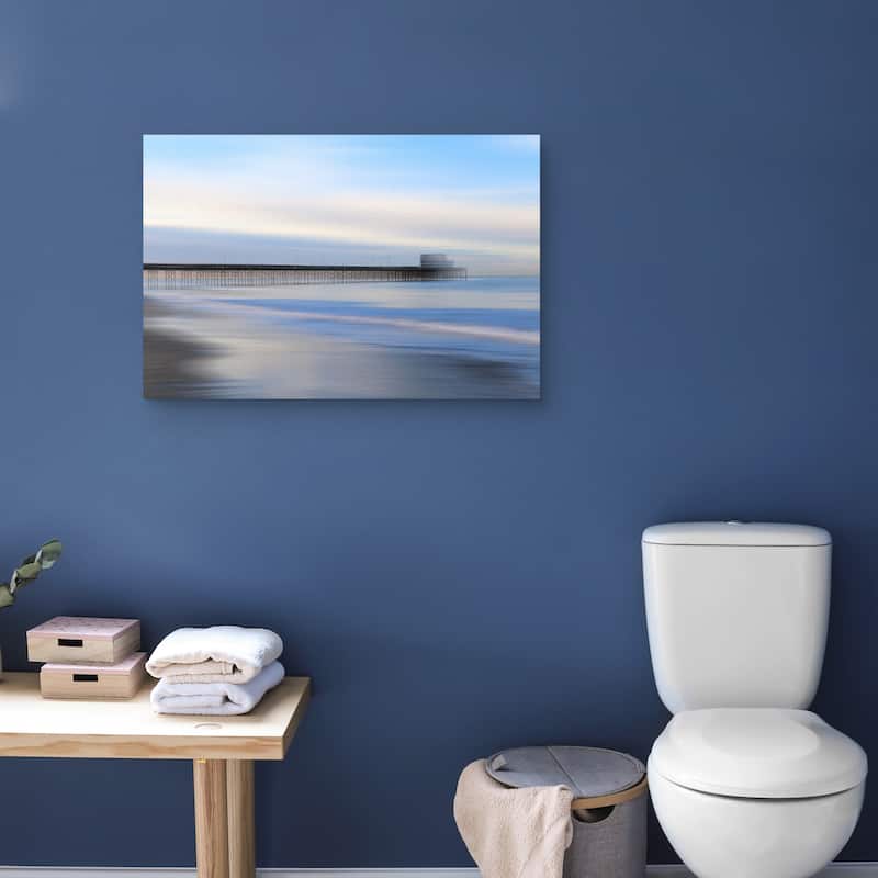 Newport Pier by Mark Timothy Canvas Art Print