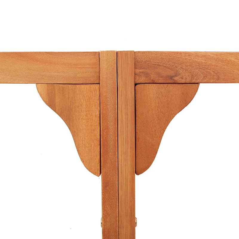 vidaXL Outdoor Tree Bench 200 cm Solid Wood Eucalyptus - 78.7 x 31.5 x 17.7 in