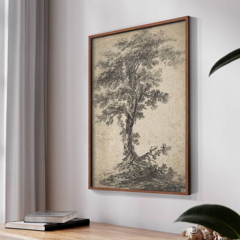 Vintage Sketch CII -Framed Print