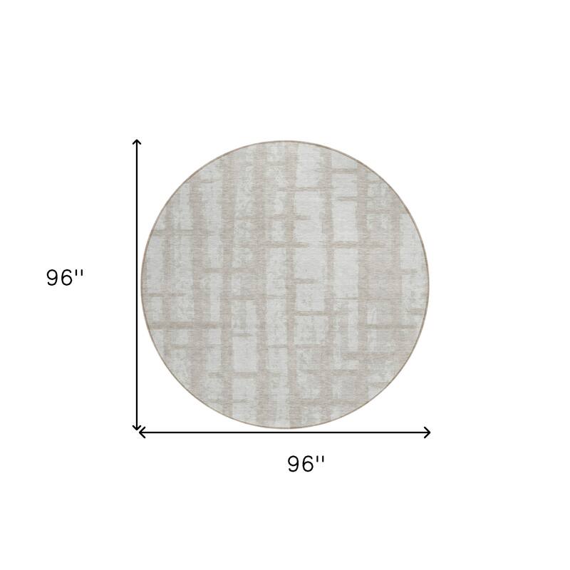 HomeRoots Striped Transitional Rectangle Outdoor Rug