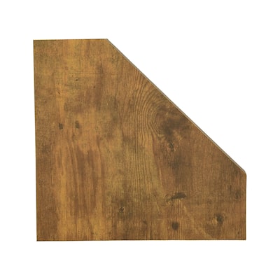 Homy Casa Set of 4 Rustic Wall Mounted Shelves, 12" Square Floating Shelf