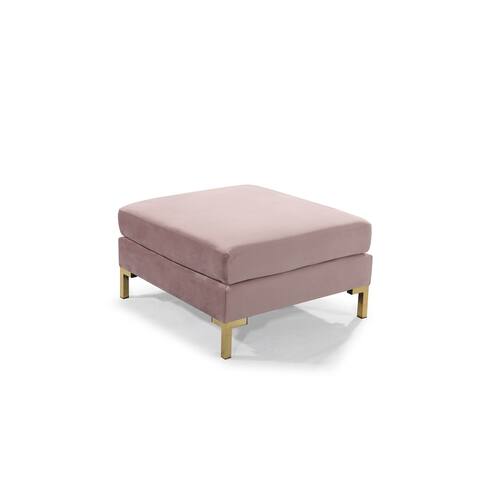 Chic Home Guison Modular Chaise Ottoman Square Cushion Bench
