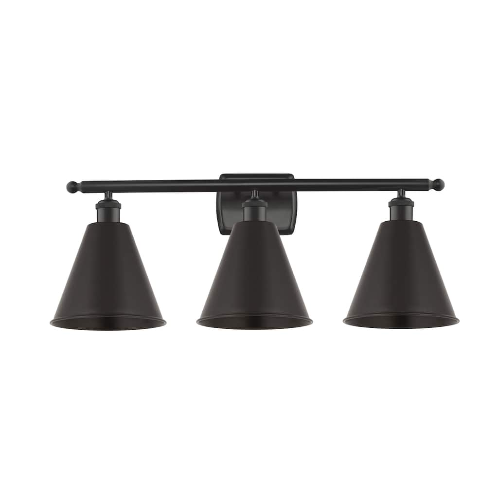 Innovations Lighting 516-3W-11-28 Cone Vanity Cone 3 Light 28" Wide