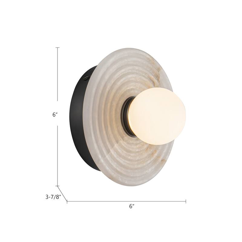 Alora Lighting WV346006 Dahlia 6" Tall LED Bathroom Sconce
