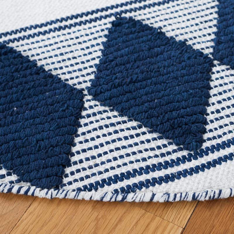 SAFAVIEH Handmade Flatweave Montauk Sietske Boho Stripe Cotton Rug
