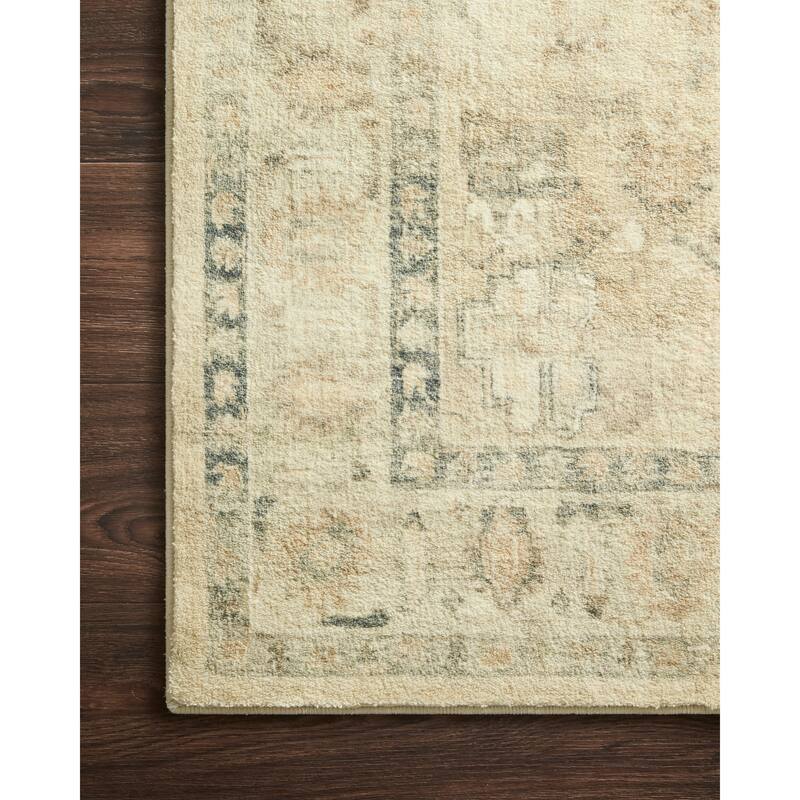 Alexander Home Juliet Ultra-Soft Distressed Persian Medallion Rug