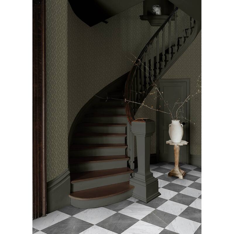 Chris Loves Julia x NuWallpaper Nova Evergreen Peel and Stick Wallpaper