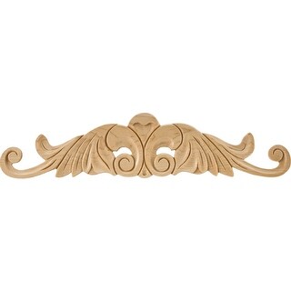 Hardware Resources Onlay with Acanthus Styling, 4-1/2"H x 20"W x 1/4"D