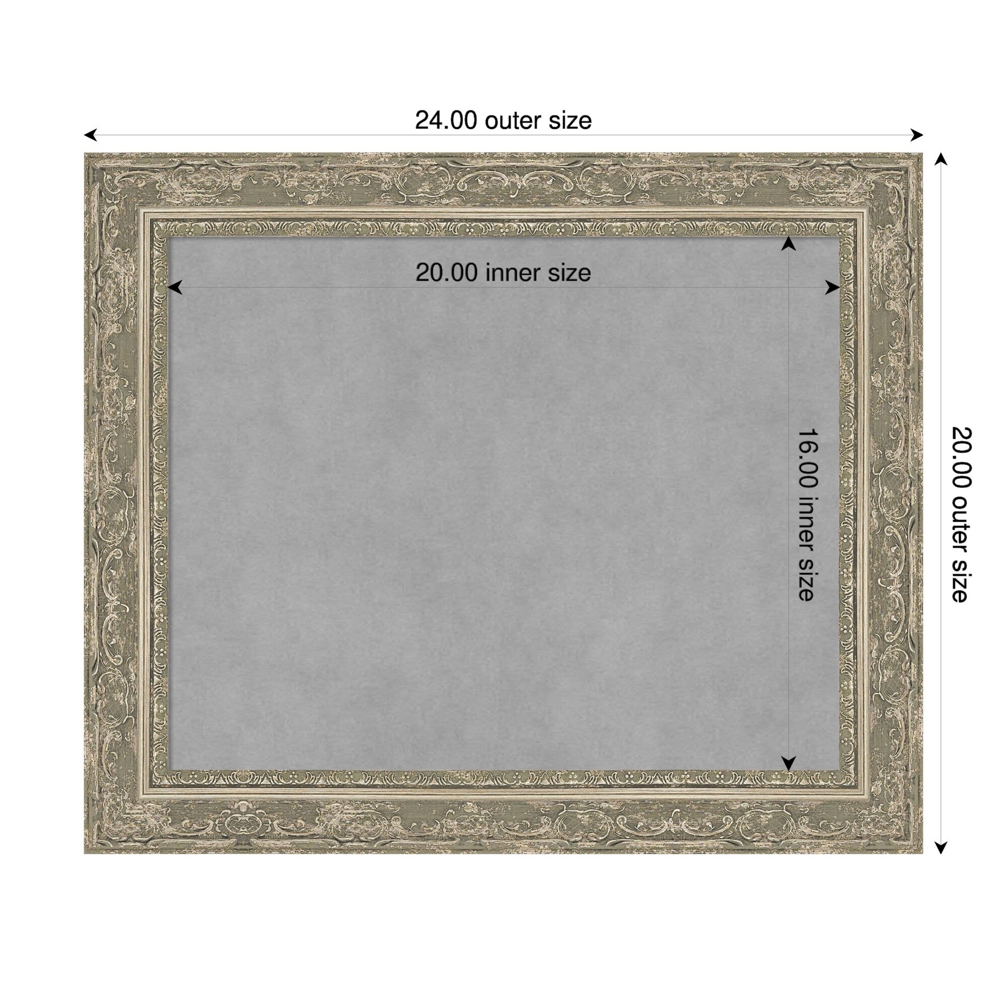 Amanti Art Filigree Gloss Black Framed