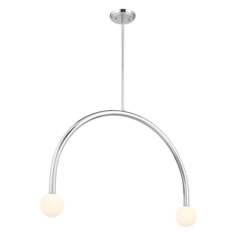 2-Light Chandelier By Trade Winds