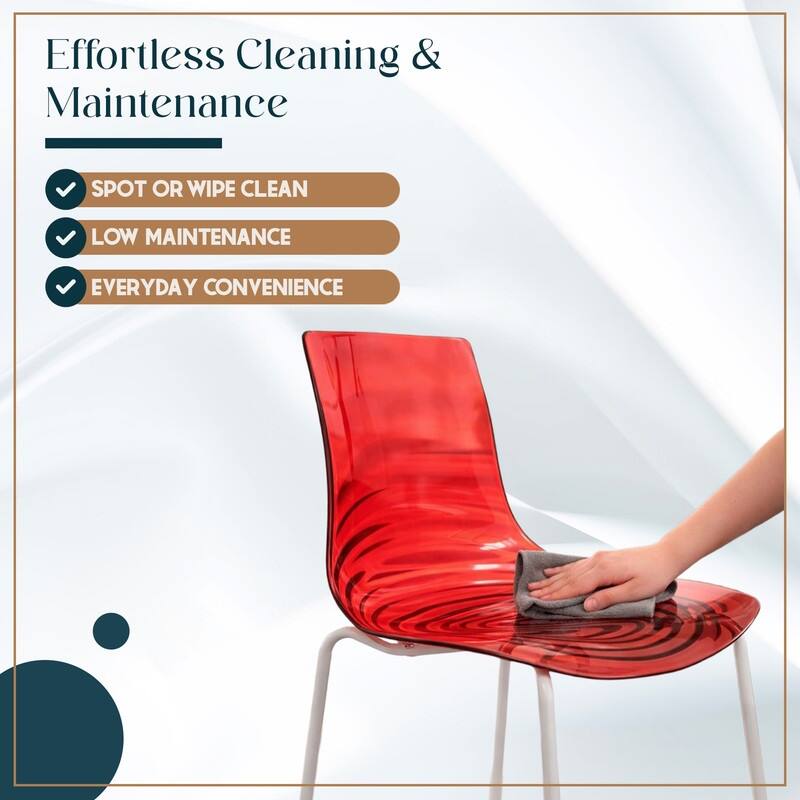 ABS Plastic Dining Chair with Stainless Steel Base Astor Series