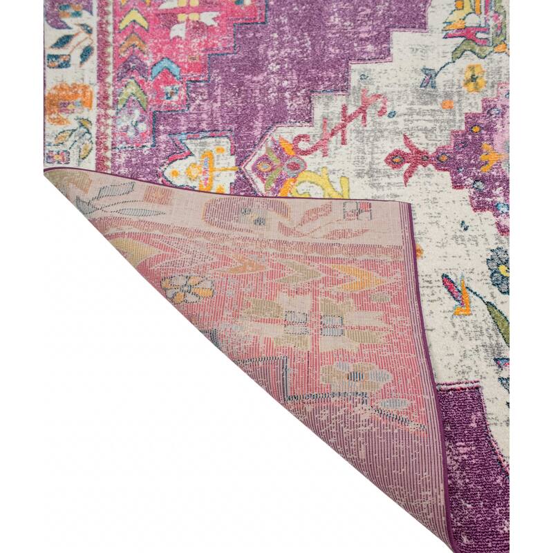 Noori Rug Sapphire Distressed Delma Multicolor Area Rug