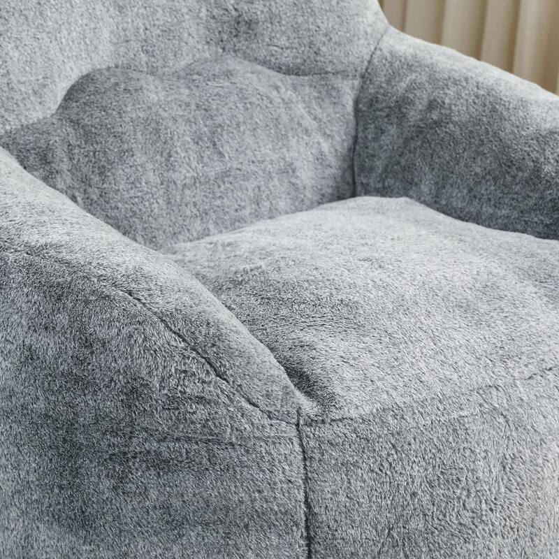 Bean Bag Sofa Chair with Armrests, Stuffed High-Density Foam, Lazy Sofa Comfy Chairs