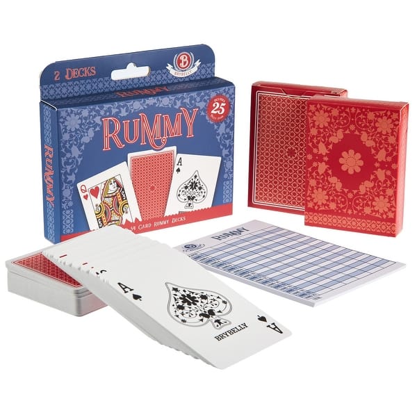 slide 2 of 5, Rummy Playing Card Set - Multi - 5.25x4.75x1 in.