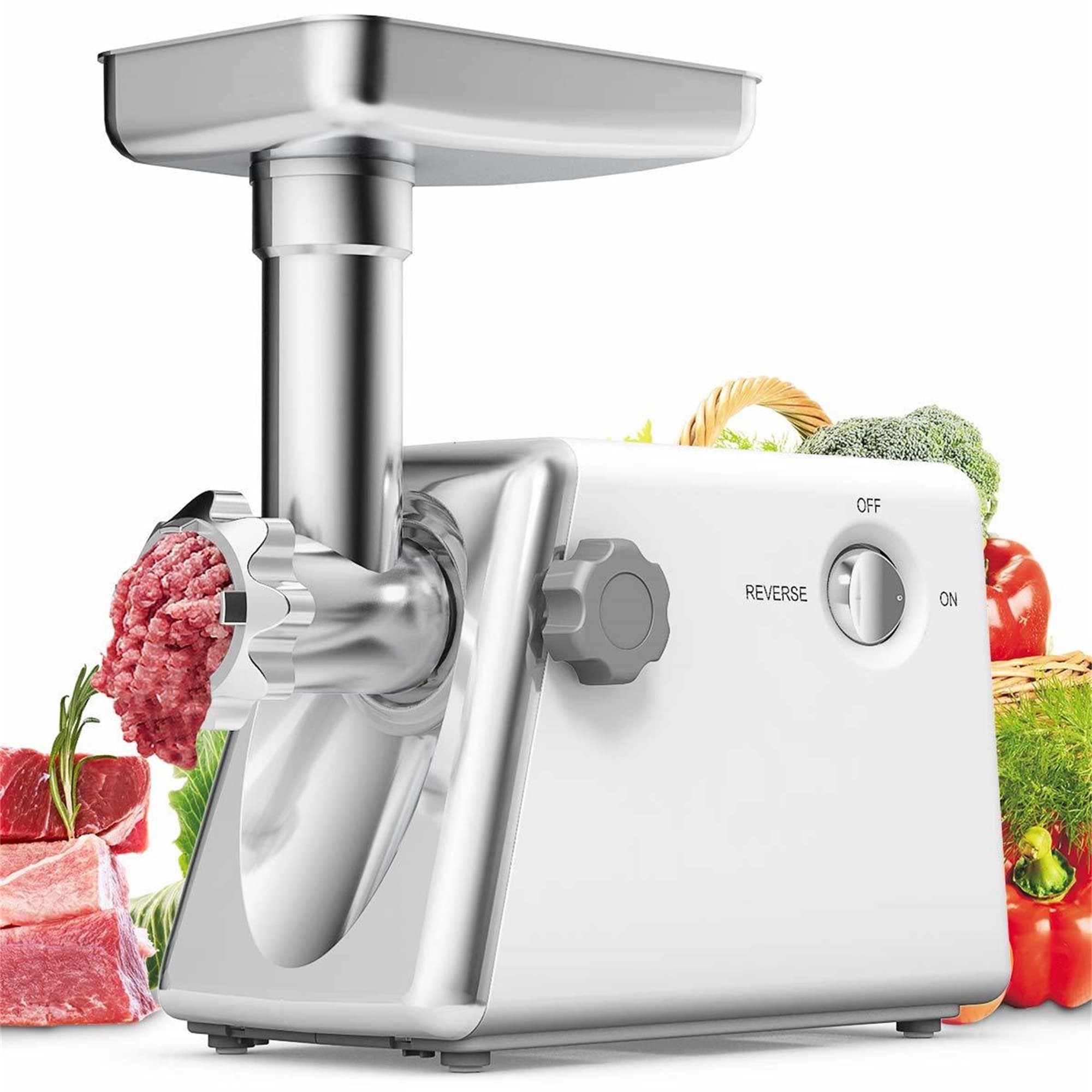 Stainless Steel Electric Meat Grinder, Sausage Stuffer Kit for