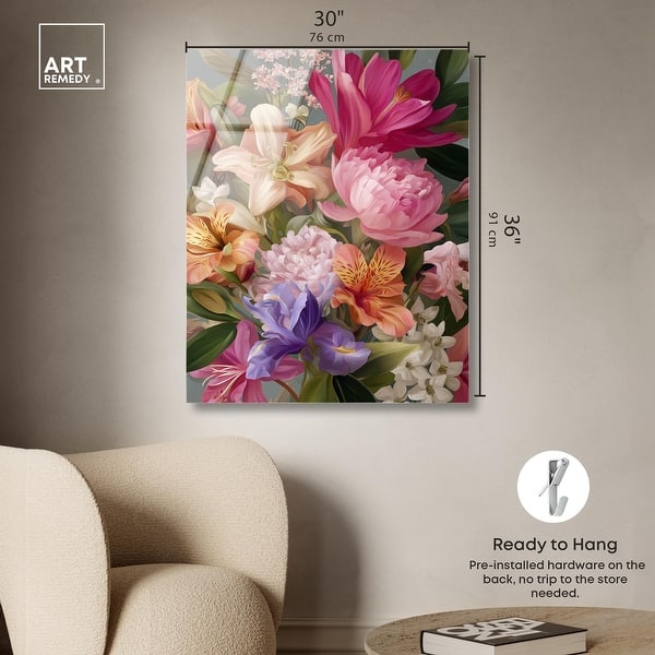 Over Bloom I Flower Art Pints Acrylic Print by Art Remedy - Bed Bath ...