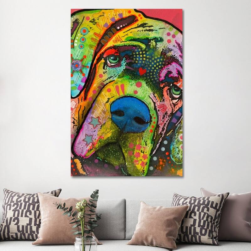 iCanvas "Mastiff" by Dean Russo Canvas Print